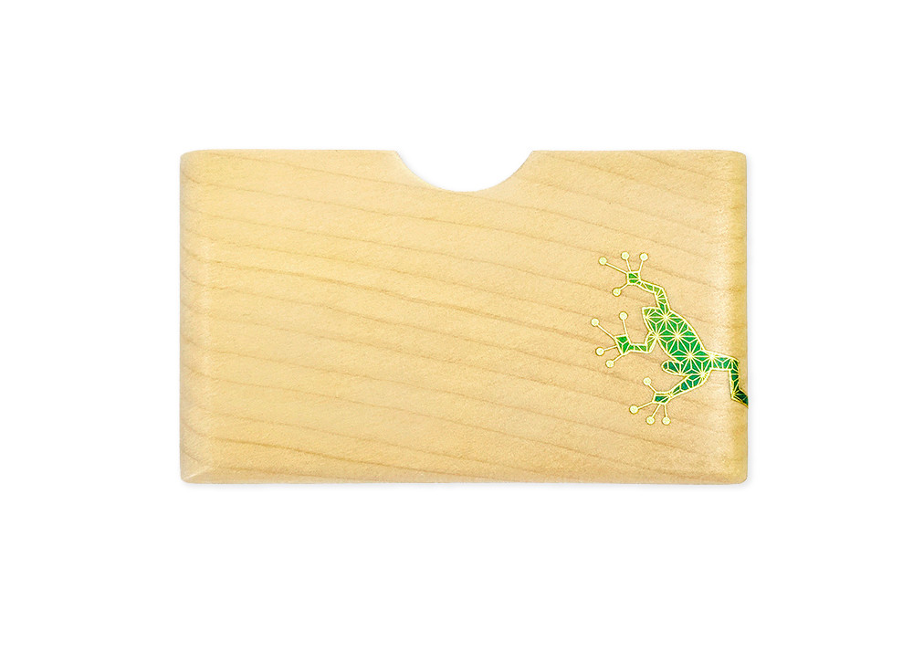 截金 名刺入れ kirikane 麻の葉蛙 kkmiok-sa01-1907