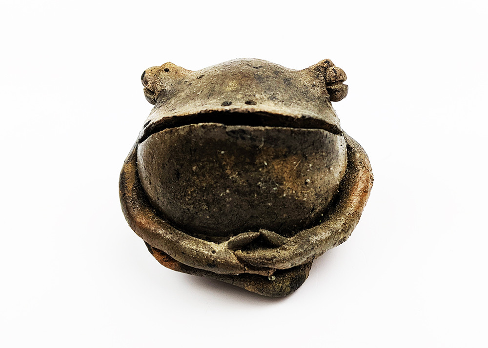 蛙置物 土楽庵 禅 zen16 akn16-1910